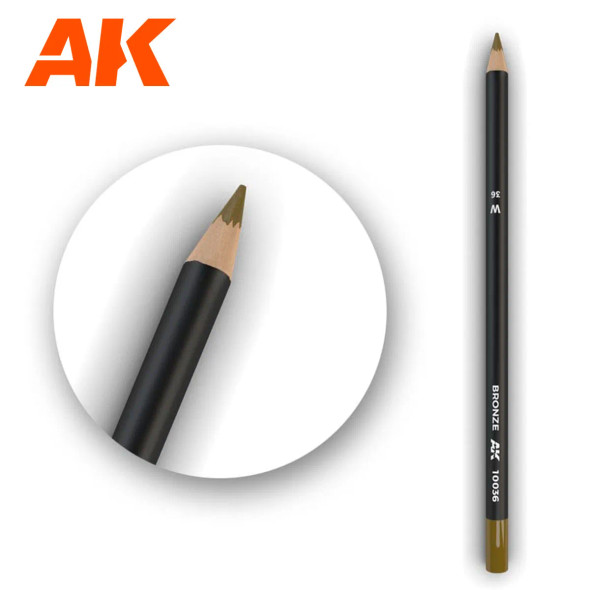 AKIAK10036 - AK Interactive Weathering Pencil for Modelling - Bronze