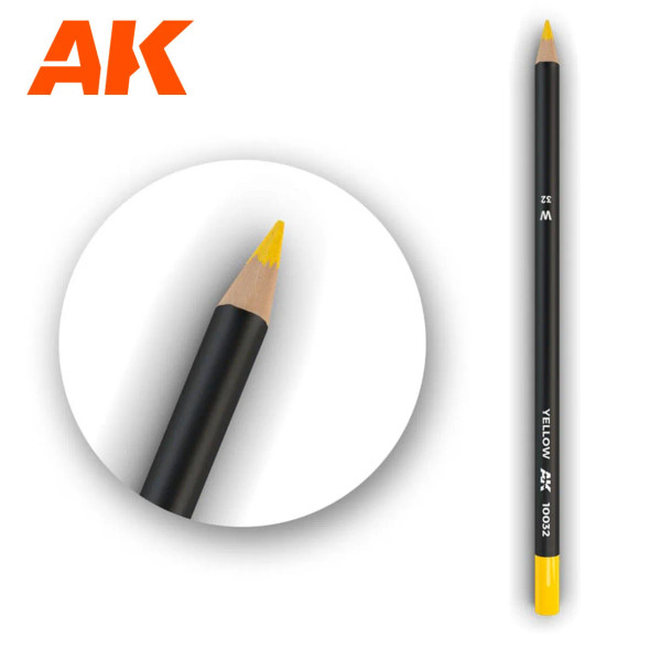AKIAK10032 - AK Interactive Weathering Pencil for Modelling - Yellow