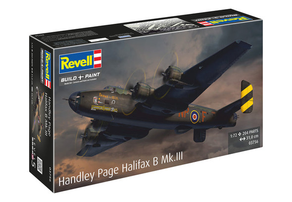 RAG03756 - Revell 1/72 Handley Page Halifax B Mk.III
