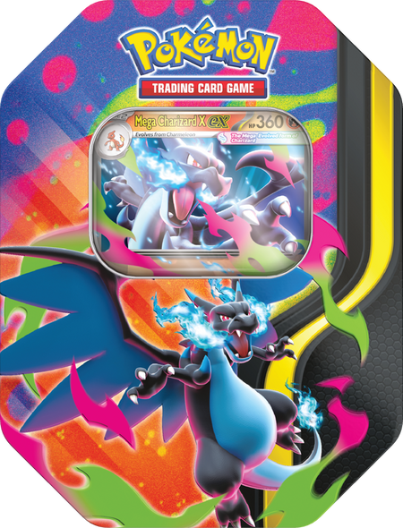 Pokemon Mega Charizard Tin (Mega Charizard X EX)
