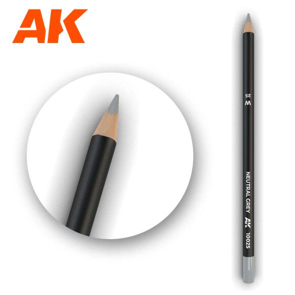 AKIAK10025 - AK Interactive Weathering Pencil for Modelling - Neutral Grey