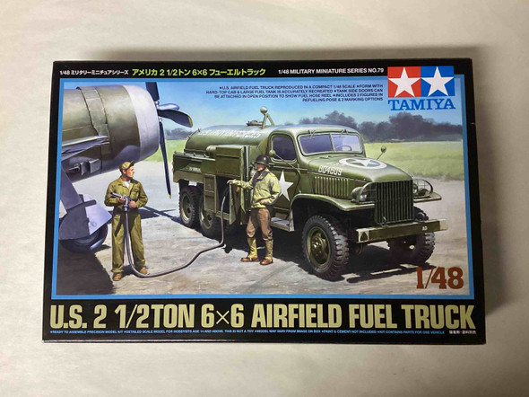 TAM32579 - Tamiya 1/48 U.S. 2 1/2 Ton 6x6 Airfield Fuel Truck - WWHP112351