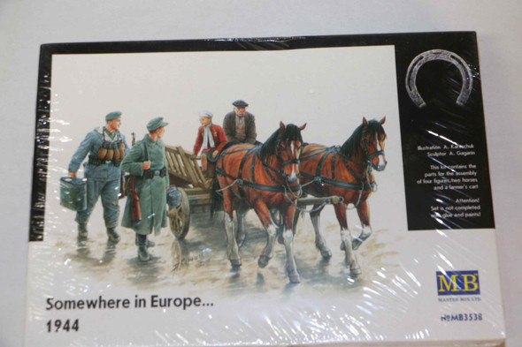 MBLMB3538 - Master Box - 1/35 'Somewhere in Europe' Cart & Horsed WWHP112391
