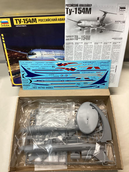 ZVE7004 - Zvezda 1/144 Tu-154M Russian Airliner - WWHP112445