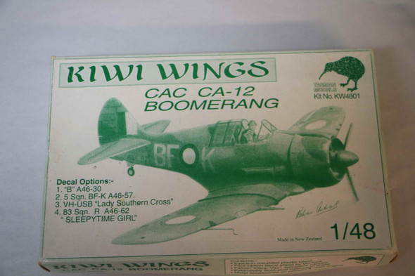 TMNKW4801- Tasman 1/48 CAC CA-12 Boomerang Kiwi Wings Series
