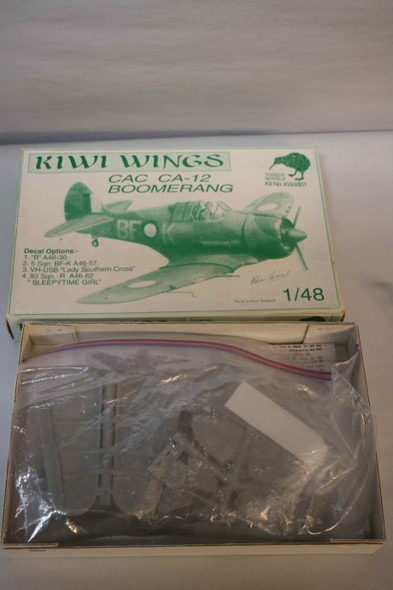 TMNKW4801- Tasman 1/48 CAC CA-12 Boomerang Kiwi Wings Series