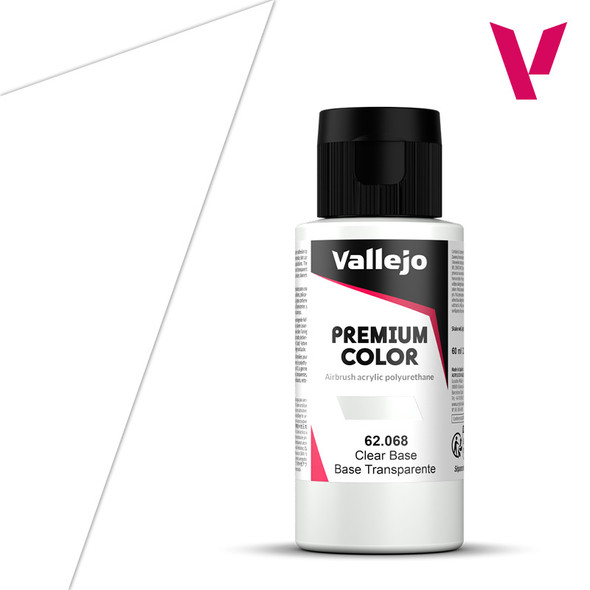 VLJ62068 - Vallejo Premium Color 60ml Airbrush Acrylic Polyurethane - Clear Base