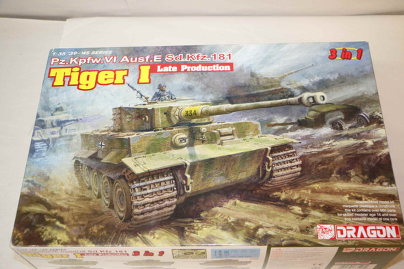 DRA6406 - Dragon - 1/35 PzKpfw VI Ausf E SdKfz 181 Tiger I Late Tank (3 in 1) WWHP112531