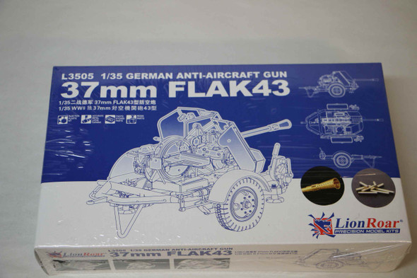 GWHL3505 - Lion Roar 1/35 German Anti-Aircraft Gun 37mm FlaK 43 WWHP112548