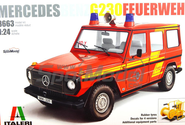 ITA3663 - Italeri 1/24 MERCEDES G230 FEUERWEHR