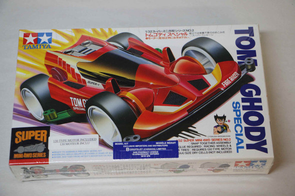 TAM19502 - Tamiya 1/32 TOM GHODY Special Super 1 Mini 4WD Racer