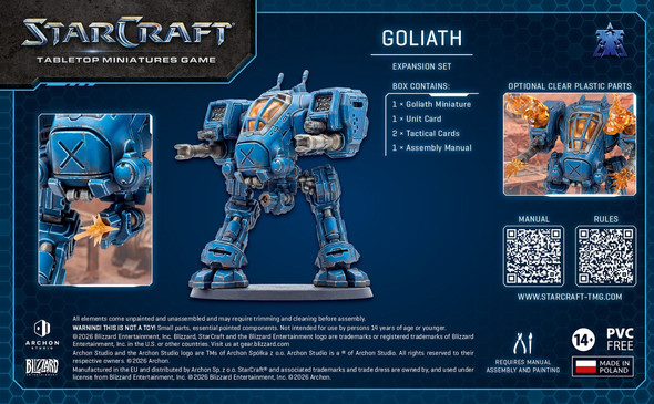 Archon Studio Starcraft Terran Goliath Expansion Set - ACSSCMG0015