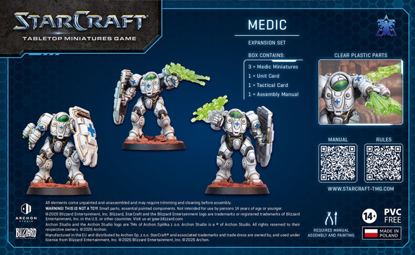 Archon Studio Starcraft Terran Medic Expansion Set - ASCSCMG0014