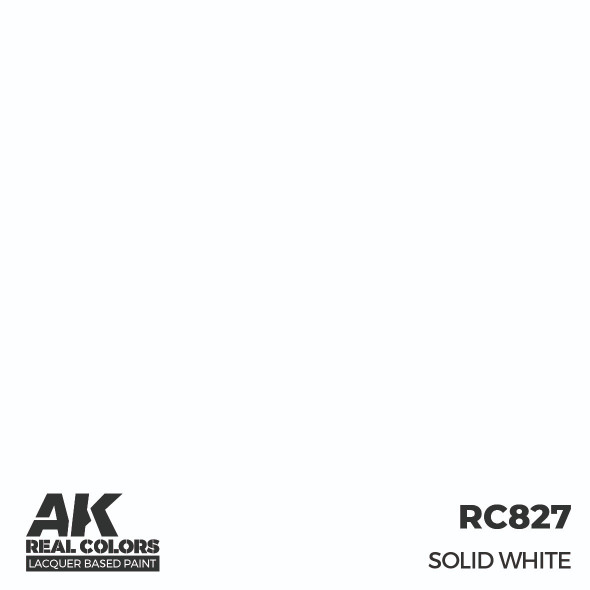 AKIRC827 - AK Interactive Real Colors Solid White 17 ml.