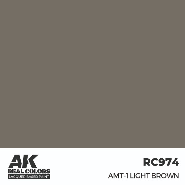 AKIRC974 - AK Interactive Real Colors AMT-1 Light Brown 17 ml.