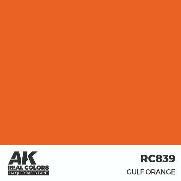 AKIRC839 - AK Interactive Real Colors GULF Orange 17 ml.