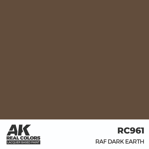 AKIRC961 - AK Interactive Real Colors RAF Dark Earth 17 ml.