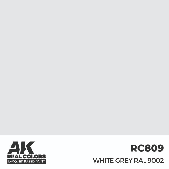 AKIRC809 - AK Interactive Real Colors White Grey RAL 9002 17 ml.