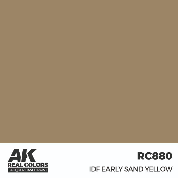 AKIRC880 - AK Interactive Real Colors IDF Early Sand Yellow 17 ml.