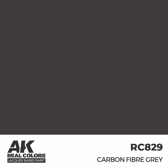 AKIRC829 - AK Interactive Real Colors Carbon Fibre Grey 17 ml.