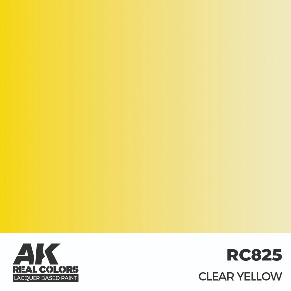 AKIRC825 - AK Interactive Real Colors Clear Yellow 17 ml.