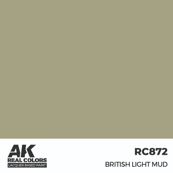 AKIRC872 - AK Interactive Real Colors British Light Mud 17 ml.