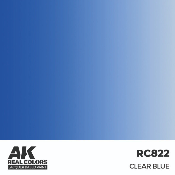 AKIRC822 - AK Interactive Real Colors Clear Blue 17 ml.