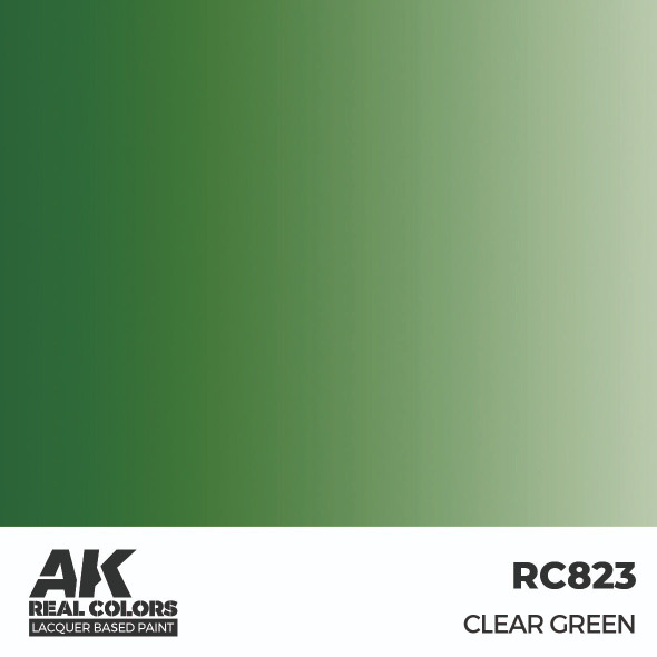 AKIRC823 - AK Interactive Real Colors Clear Green 17 ml.