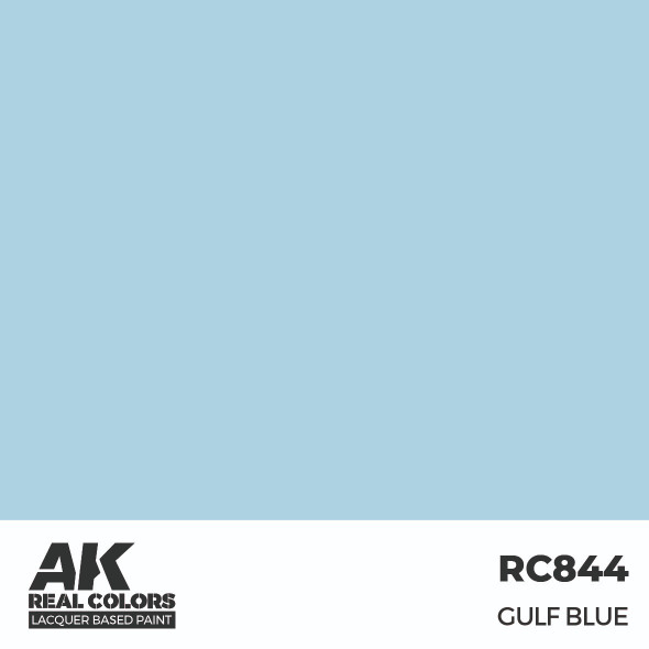 AKIRC844 - AK Interactive Real Colors GULF Blue 17 ml.