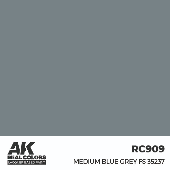 AKIRC909 - AK Interactive Real Colors Medium Blue Grey FS 35237 17 ml.