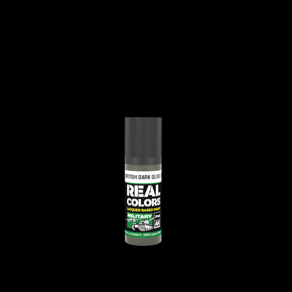 AKIRC870 - AK Interactive Real Colors British Dark Olive Green PFI 17 ml.