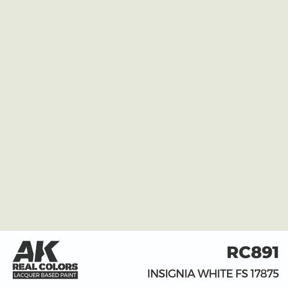 AKIRC891 - AK Interactive Real Colors Insignia White FS 17875 17 ml.