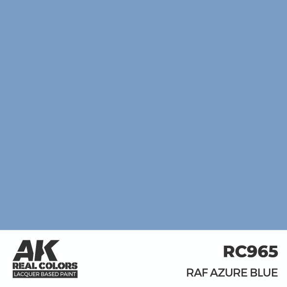 AKIRC965 - AK Interactive Real Colors RAF Azure Blue 17 ml.