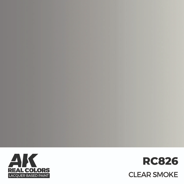 AKIRC826 - AK Interactive Real Colors Clear Smoke 17 ml.