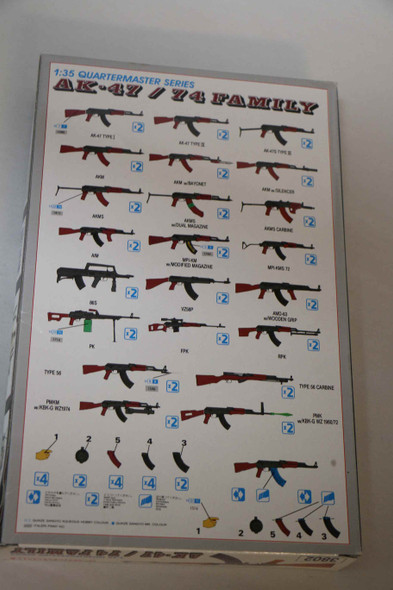 DRA3802 - Dragon - 1/35 Weapon set - AK-47/74 family WWHP112635