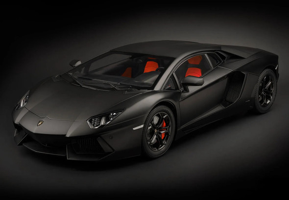 POCHK102 - Pocher 1/8 Lamborghini Aventador LP-100-4 Matte / satin black (not glossy)