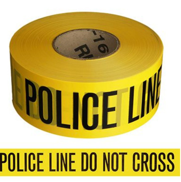 LOT101 - Line-O-Tape 1/24 & 1/25 Police Line yellow tape