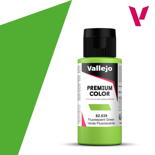 VLJ62039 - Vallejo Premium Color 60ml - Fluorescent Green