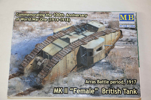 MBL72006 - Master Box - 1/72 Mk II Female Tank Battle of Arras 1917 - WWHP111098