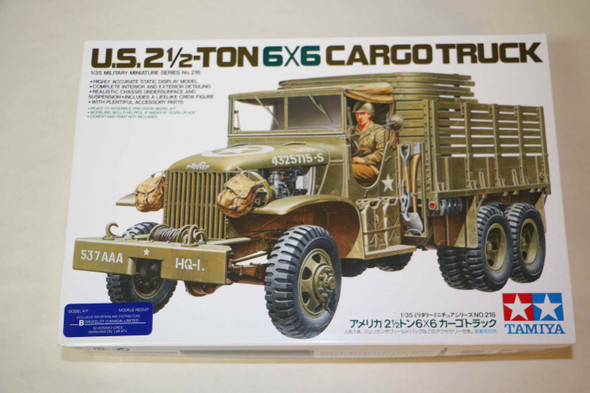 TAM35218 - Tamiya - 1/35 U.S. 2 1/2-TON 6x6 Cargo Truck - WWHP111105