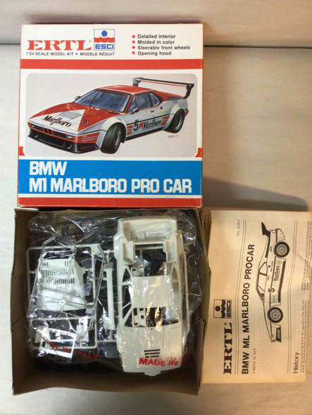 ERT8262 - ERTL 1/24 BMW M1 Marlboro Pro Car - WWHP111124