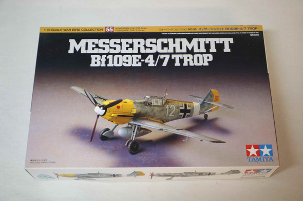 TAM60755 - Tamiya 1/72 Messerschmitt Bf109E-4/7 Trop - WWHP111160