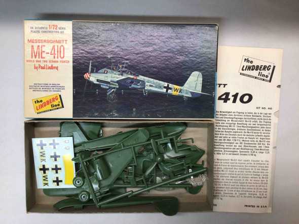 LIN440-50 - Lindberg 1/72 Messerschmitt Me-410 - WWHP111302