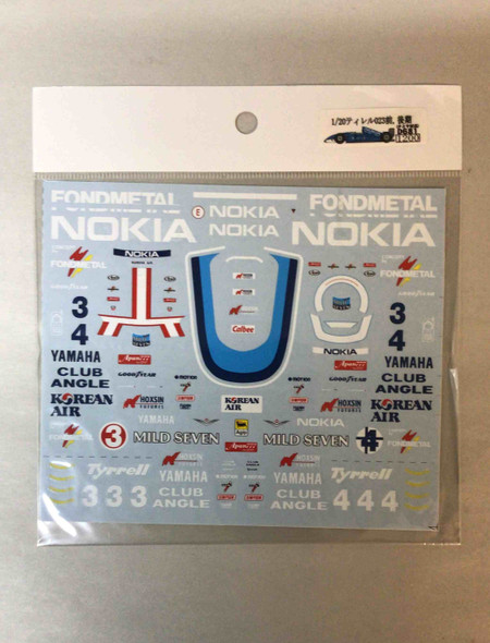 MUCDC-681 - Museum Collection 1/20 Decals for Tamiya's Tyrrell 023
