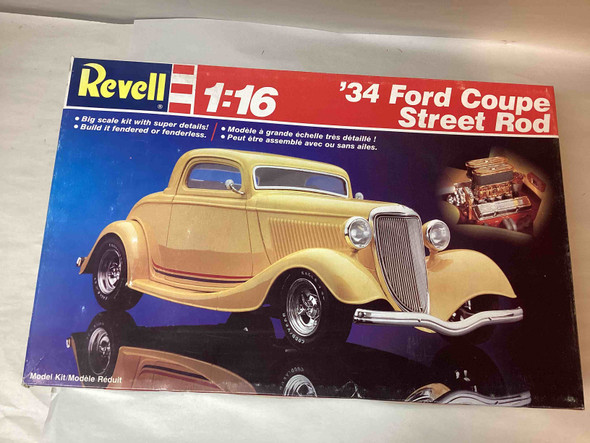 RMX7474 - Revell 1/16 '34 Ford Coupe Street Rod - WWHP111394