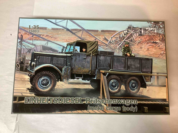 IBG35003 - IBG 1/35 Einheitsdiesel Pritschenwagen (Metal Cargo Body) - WWHP111432