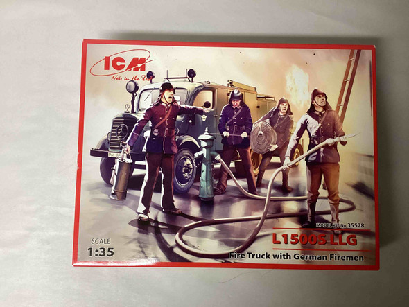 ICM35528 - ICM 1/35 L1500S LLg Fire Truck w/ German Firemen - WWHP111445