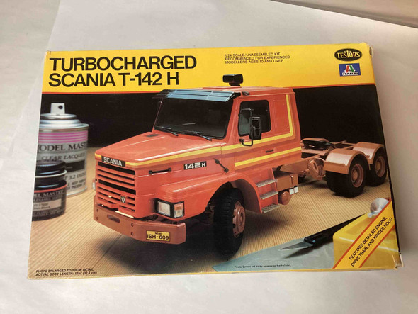 TES713 - Testors/Italeri 1/24 Turbocharged Scania T-142 H - WWHP111465
