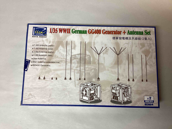 RIIRE30014 - Riich Models 1/35 German GG400 Generator + Antenna Set - WWHP111488