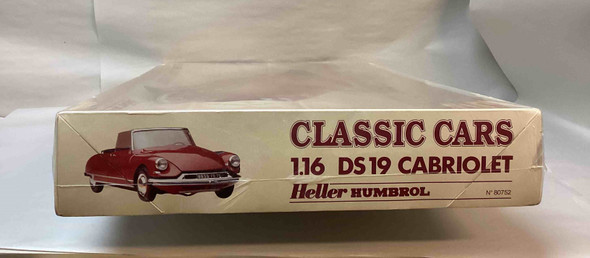HEL80752 - Heller 1/16 DS 19 Cabriolet - WWHP111525